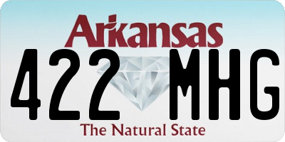 AR license plate 422MHG