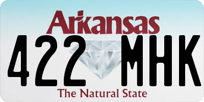 AR license plate 422MHK