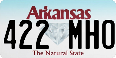 AR license plate 422MHO
