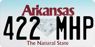 AR license plate 422MHP