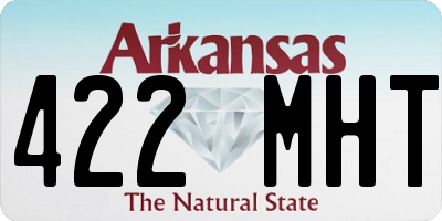 AR license plate 422MHT