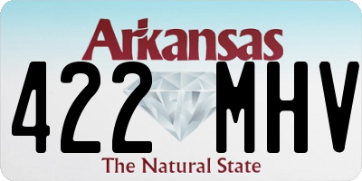 AR license plate 422MHV