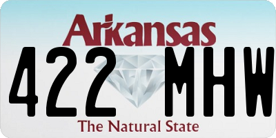 AR license plate 422MHW