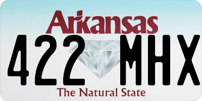 AR license plate 422MHX