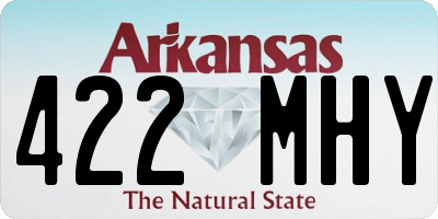 AR license plate 422MHY