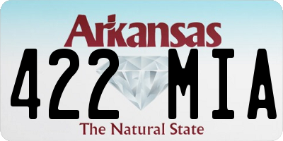 AR license plate 422MIA