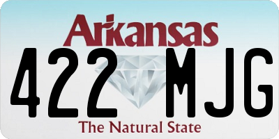 AR license plate 422MJG