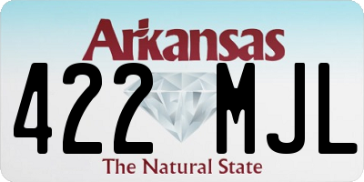 AR license plate 422MJL