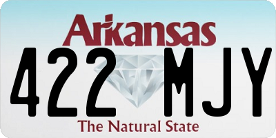 AR license plate 422MJY