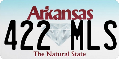 AR license plate 422MLS