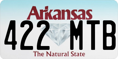 AR license plate 422MTB