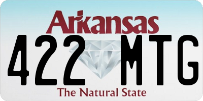 AR license plate 422MTG