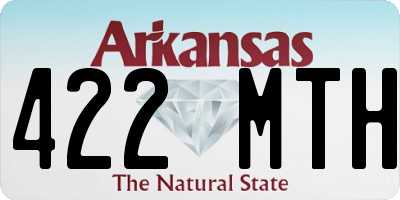 AR license plate 422MTH