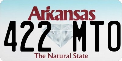 AR license plate 422MTO