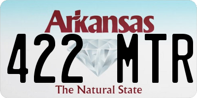 AR license plate 422MTR