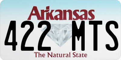 AR license plate 422MTS