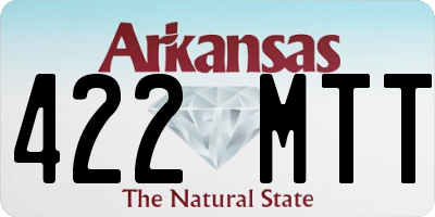 AR license plate 422MTT