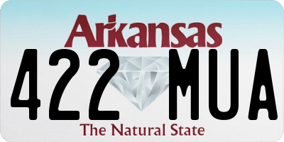 AR license plate 422MUA