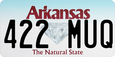 AR license plate 422MUQ