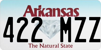 AR license plate 422MZZ