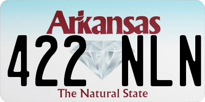 AR license plate 422NLN