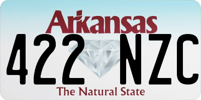 AR license plate 422NZC