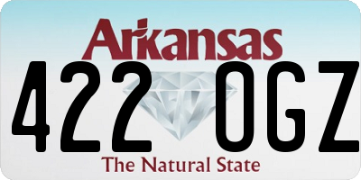 AR license plate 422OGZ