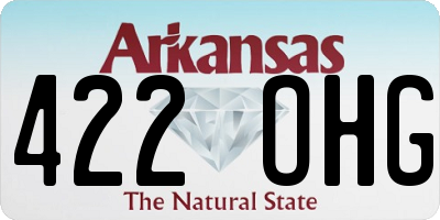 AR license plate 422OHG