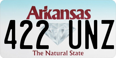 AR license plate 422UNZ