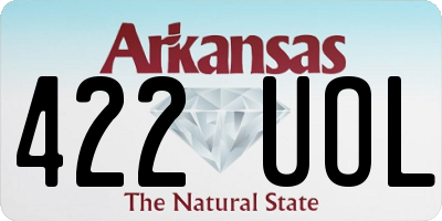 AR license plate 422UOL
