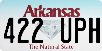 AR license plate 422UPH