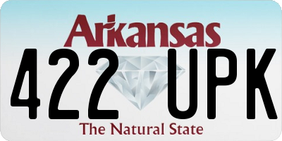 AR license plate 422UPK