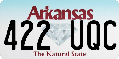 AR license plate 422UQC