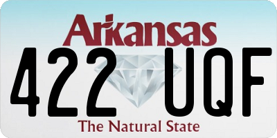 AR license plate 422UQF