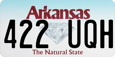 AR license plate 422UQH