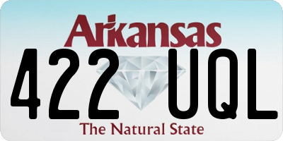 AR license plate 422UQL