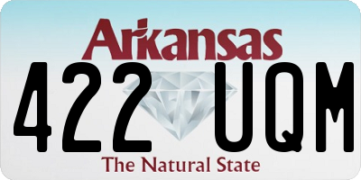 AR license plate 422UQM
