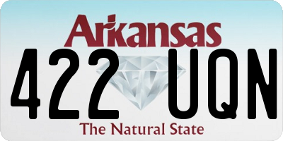 AR license plate 422UQN