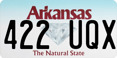 AR license plate 422UQX
