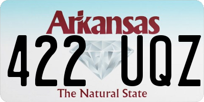 AR license plate 422UQZ