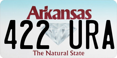 AR license plate 422URA