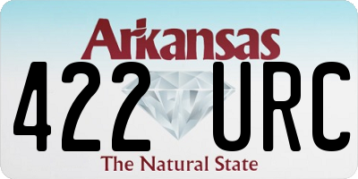 AR license plate 422URC