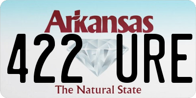 AR license plate 422URE