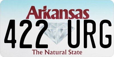 AR license plate 422URG