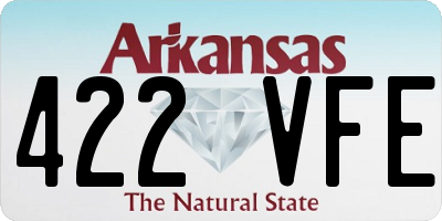 AR license plate 422VFE