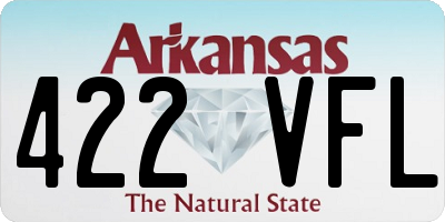 AR license plate 422VFL