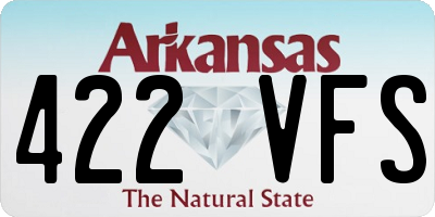 AR license plate 422VFS