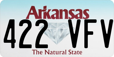 AR license plate 422VFV