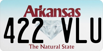 AR license plate 422VLU