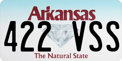 AR license plate 422VSS